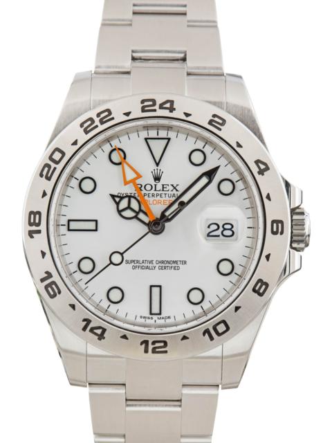 ROLEX Rolex Explorer II 216570 White 42MM