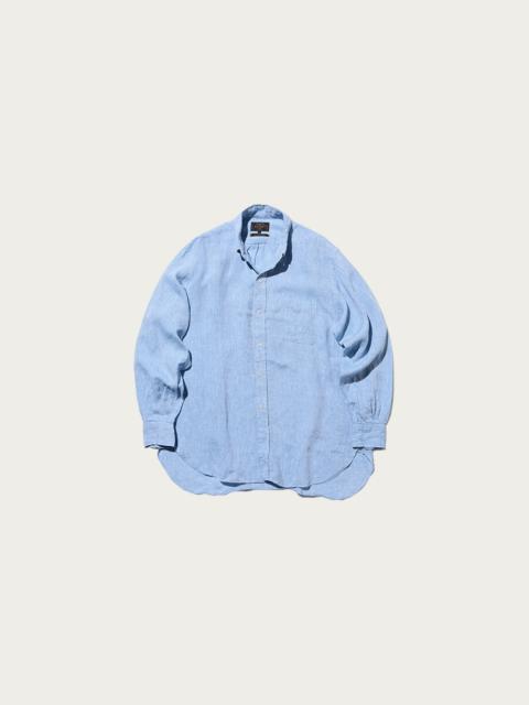 BEAMS PLUS B.D. Classic-Fit Linen Chambray - Blue