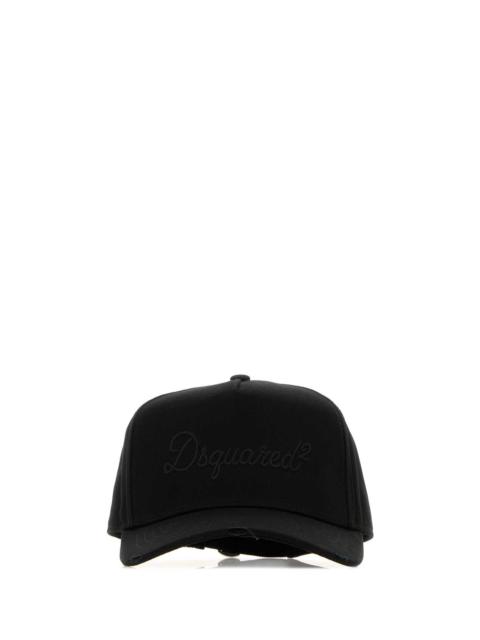 DSQUARED2 Dsquared Men Black Cotton Baseball Cap