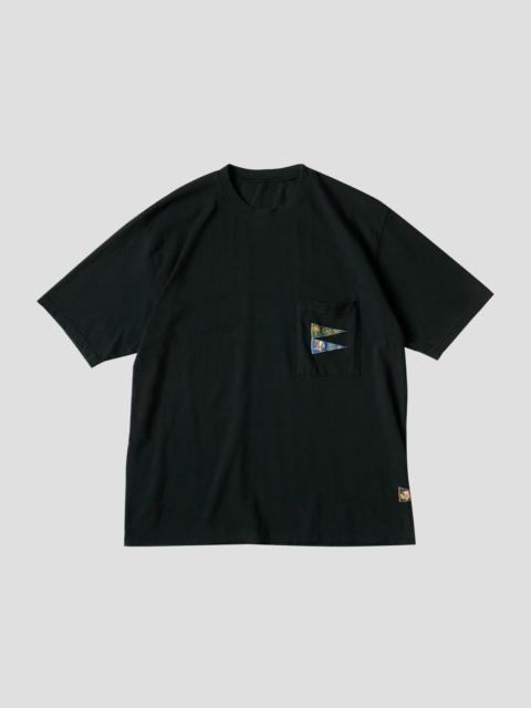Kapital JERSEY PENNANT T-SHIRT (3 FLAGS)