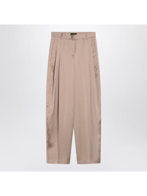 THE ANDAMANE The Andamane Wide Greige Pants Women