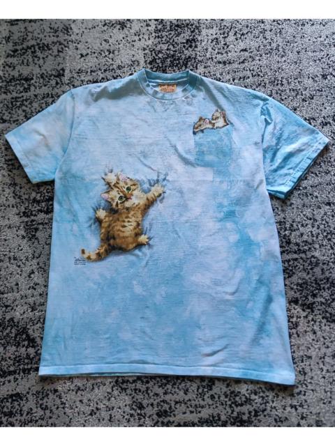 Other Designers Vintage The Mountain 2001 Tie Dye Cat Mouse Graphic Crewneck