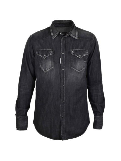 DSQUARED2 Dsquared2 Men Denim Shirt