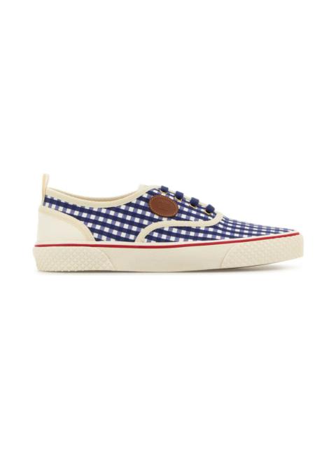 Valentino Printed Canvas Nojoke Sneakers | italist | REVERSIBLE