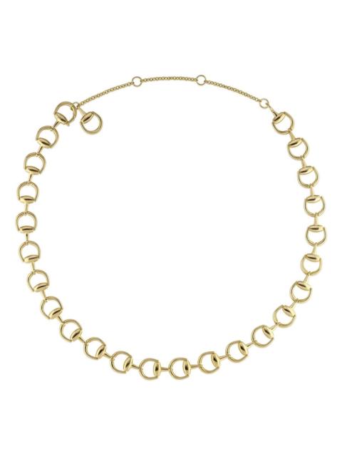 GUCCI Gucci Horsebit 18ct Yellow Gold Chain Necklace