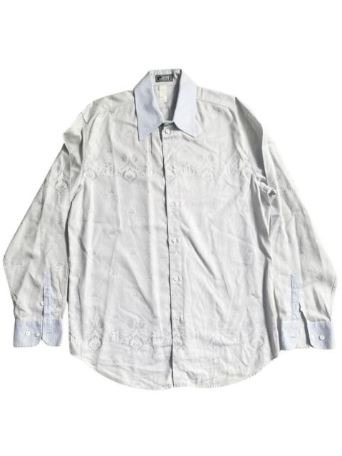 Vintage 90’s Versace Aces Jacquard Shirt