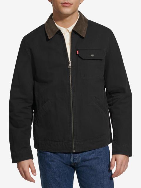 Levi's levi's Lightweight Cotton Twill Utility Jacket in Black at Nordstrom