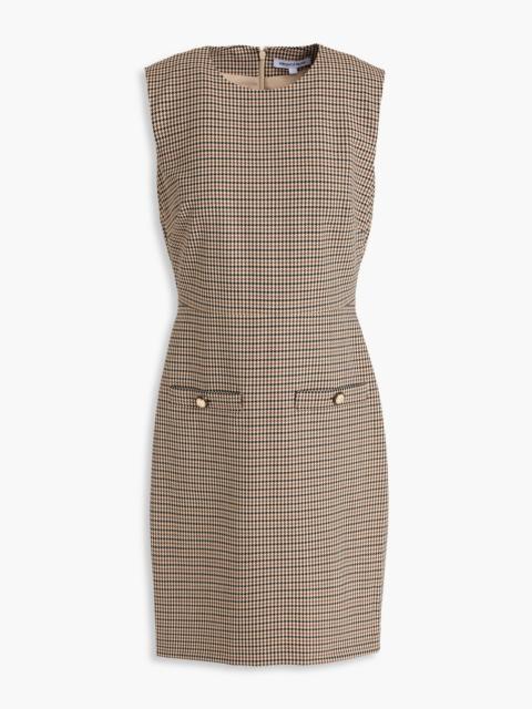 VERONICA BEARD Yumi houndstooth twill mini dress