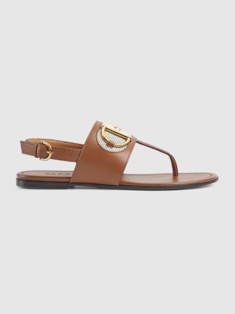GUCCI Gucci Horsebit Thong Sandals