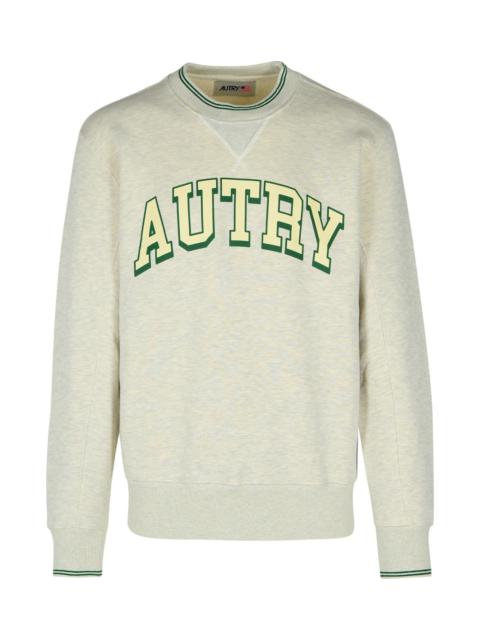 AUTRY Grey Cotton Blend Sweatshirt