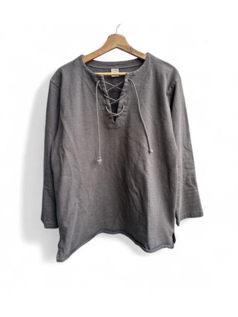 Other Designers Y2K OMNIGOD LONGSLEEVE LACE UP SHIRT KAPITAL STYLE