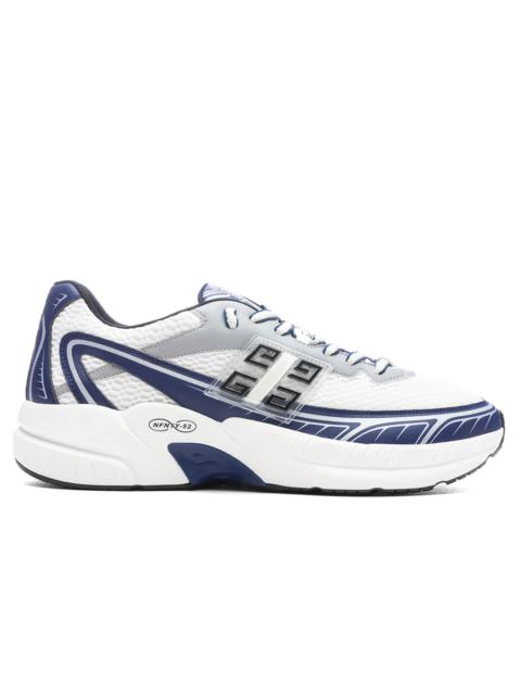 Givenchy NFNTY-52 SYNTHETIC LEATHER AND MESH SNEAKERS - NAVY/ WHITE