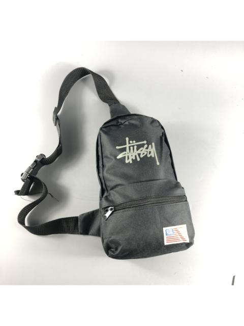 Stüssy Stussy Troops Crossbody Bag Canvas Sling Shoulder Black