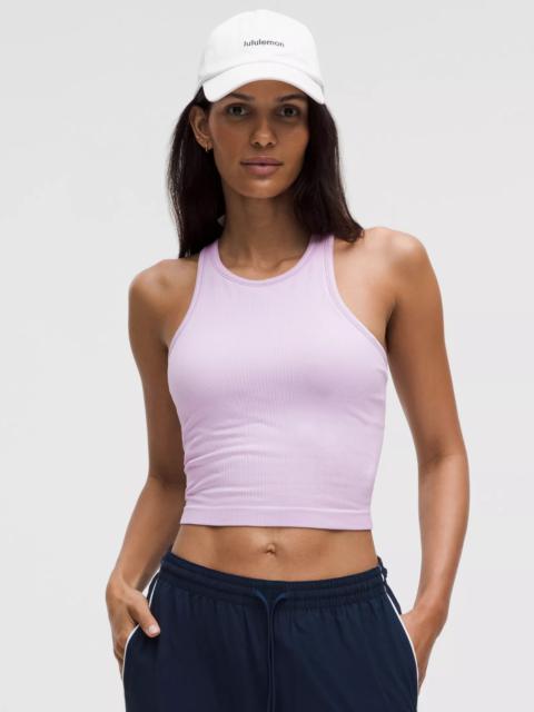 Ebb to Street Cropped Racerback Tank Top *Light Support, B/C Cup