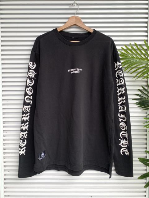 Other Designers Japanese Brand - Groove Rhyme Reframe Chrome Design Hearts Long Sleeve Tee
