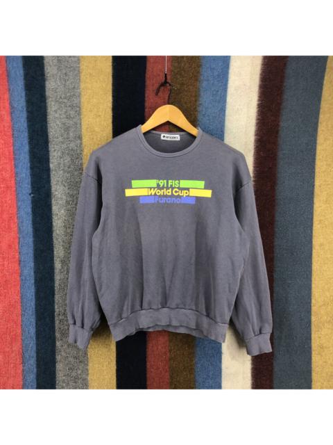 Other Designers 90s Vintage 91 FIS WORLD CUP FURANO Sweatshirt #0622/AA