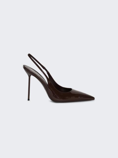 PARIS TEXAS Lidia Slingback Heel 105 Ebano