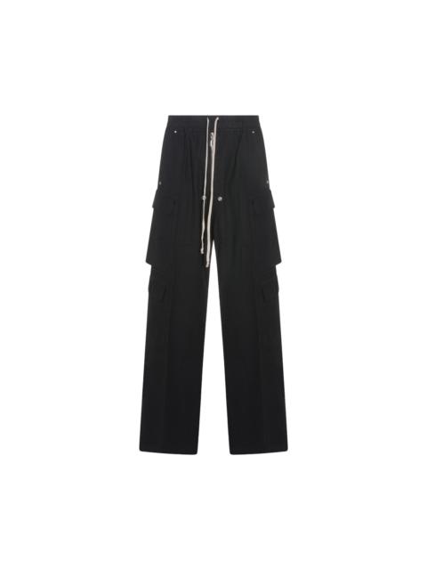 Rick Owens DRKSHDW Black Double Cargo Jumbo Pants