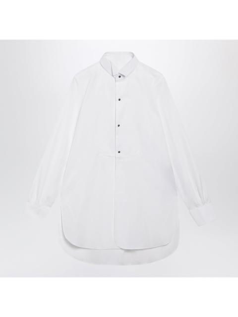 Maison Margiela Maison Margiela Long-Sleeve Cotton Poplin Shirt In White Women