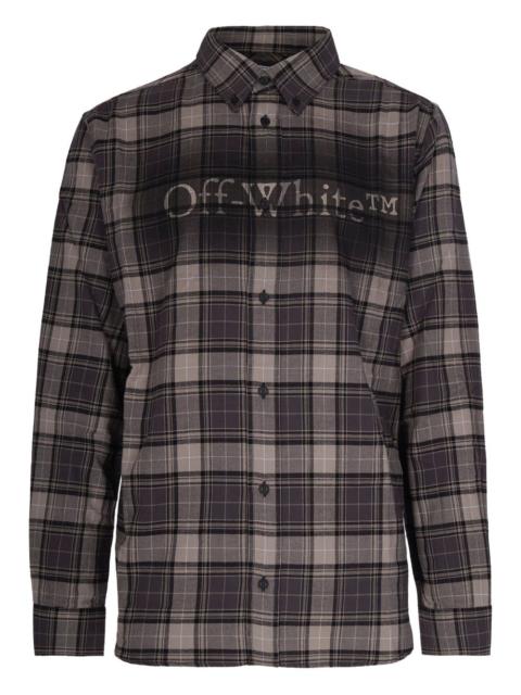 Off-White plaid long sleeve shirt