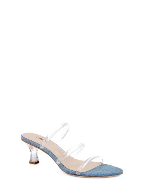 L'AGENCE L'AGENCE Ludovica Slide Sandal in Light Blue at Nordstrom
