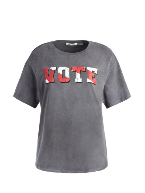 Alice + Olivia A+O X I AM A VOTER® EVAN OVERSIZED TEE