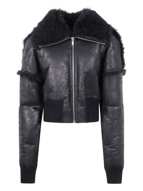 Rick Owens RICK OWENS - Men Bomber In Montone Flight Cropped Jacket