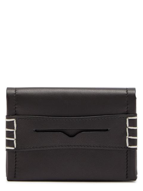 JW Anderson JW Anderson Loafer Leather Card Holder
