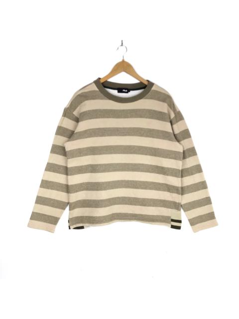 Other Designers Vintage - Vintage Fila Crewneck Sweatshirt Stripe Design Sweater