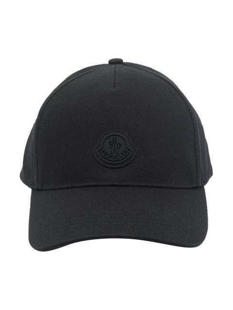 Moncler Moncler Men Logo Patch Baseball Cap