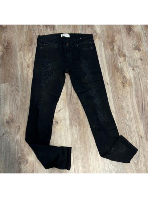 Other Designers TEXTILE Elizabeth and James - Textile by Elizabeth and James Black Distressed Skinny Jeans