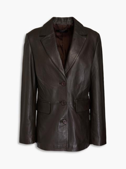Other Designers Leather blazer