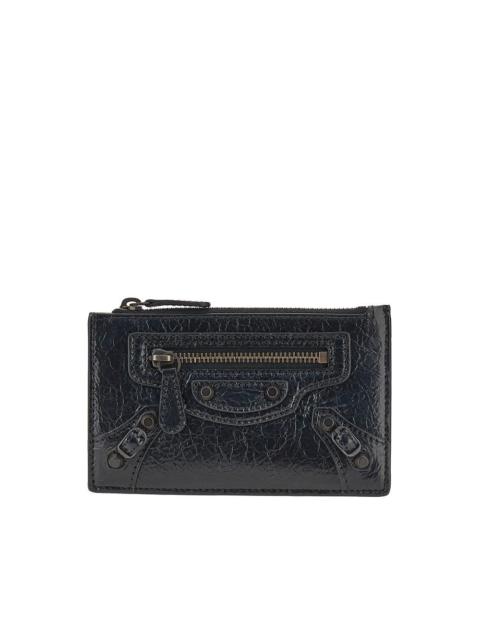 BALENCIAGA Balenciaga 'Le City' Leather Cardholder Pouch Black