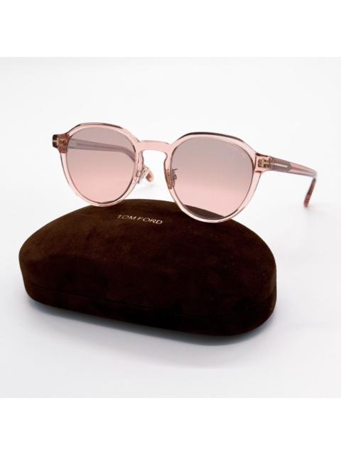 TOM FORD NEW TOM FORD TF974/K 74Z WOMEN PINK ROUND SUNGLASSES