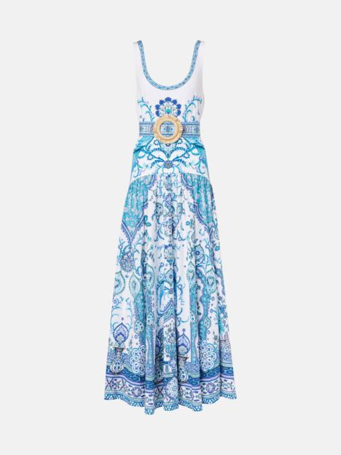 CAMILLA Isnik Lullaby cotton jersey maxi dress