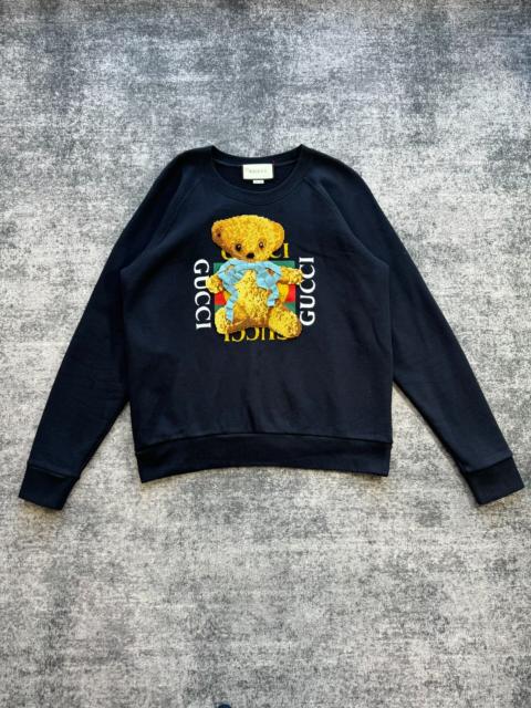 GUCCI Gucci dark blue bear sweatshirt