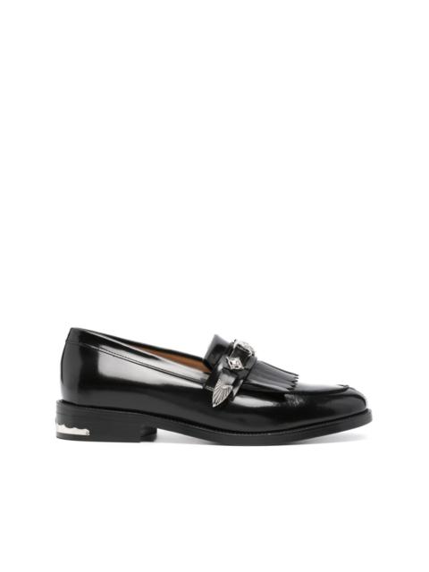 TOGA VIRILIS stud-embellished leather loafers