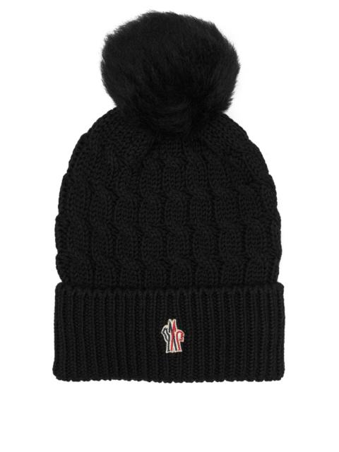 Moncler Grenoble Moncler Grenoble Wool Beanie Black Women