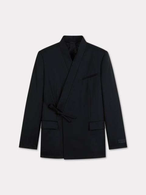 KENZO Kimono blazer in virgin wool and silk