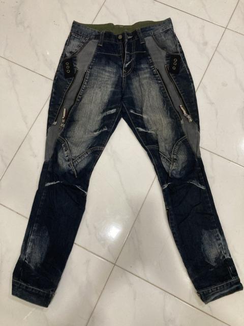 Other Designers Japanese Brand - PPFM distressed denim rare design