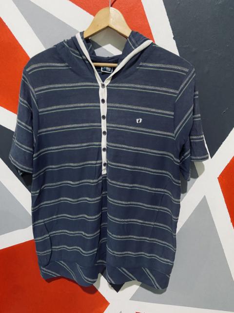 Hang Ten Half Button Tee Hoodie