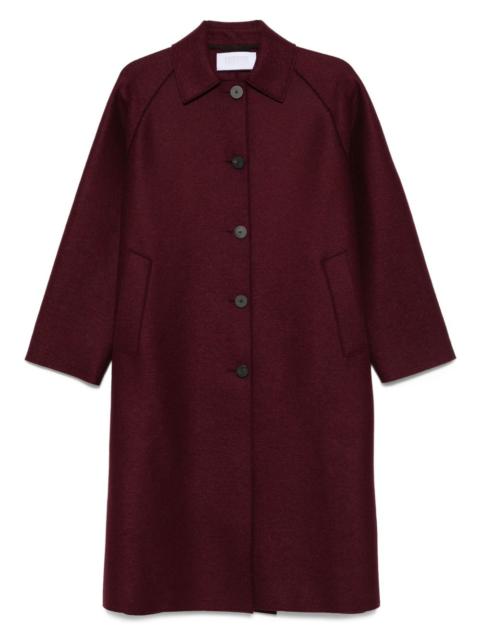 Harris Wharf London Wool Single-Breasted Coat