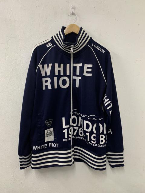 Other Designers Japanese Brand - White Riot London Music zipper Jacket