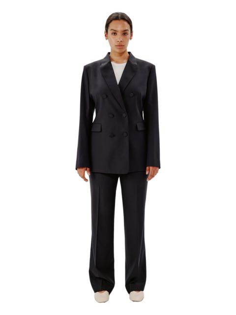 Another Tomorrow Another Tomorrow DOUBLE BREASTED JACKET in Black at Nordstrom