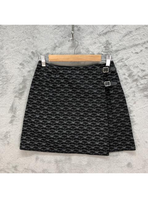 Other Designers Skulls - SUPER LOVERS LOVER ROCK SKULLS PRINTED MINI SKIRTS #6068-216