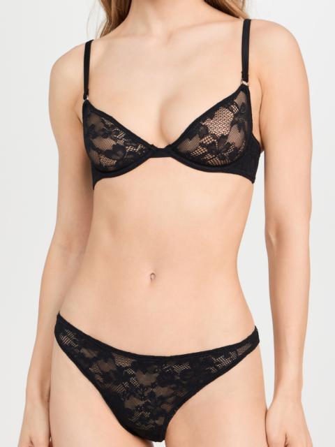Fleur du Mal Le Stretch Lace Demi Bra