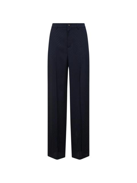 GUCCI Gucci Diamond-jacquard Trousers