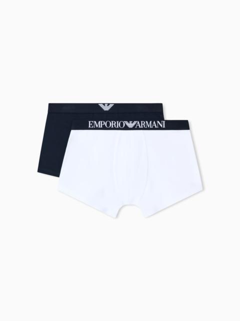 EMPORIO ARMANI TWO-PACK OF ENDURANCE LOGO BOXER BRIEFS