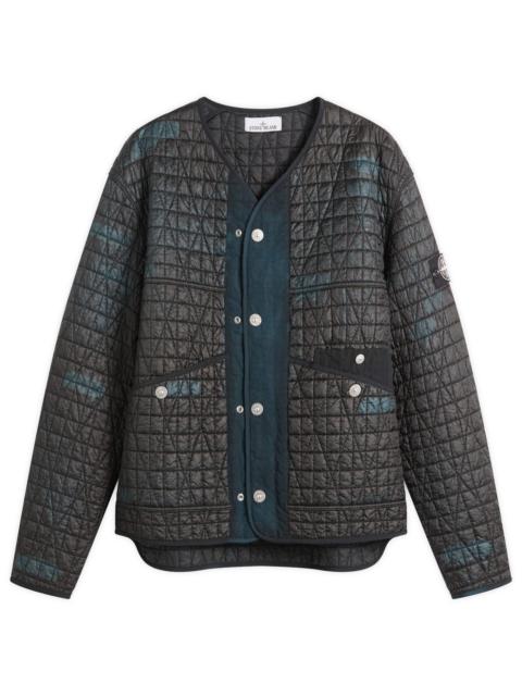 Stone Island Stone Island Nylon Reps-TC Corrosion Treatment Quilted Jacke