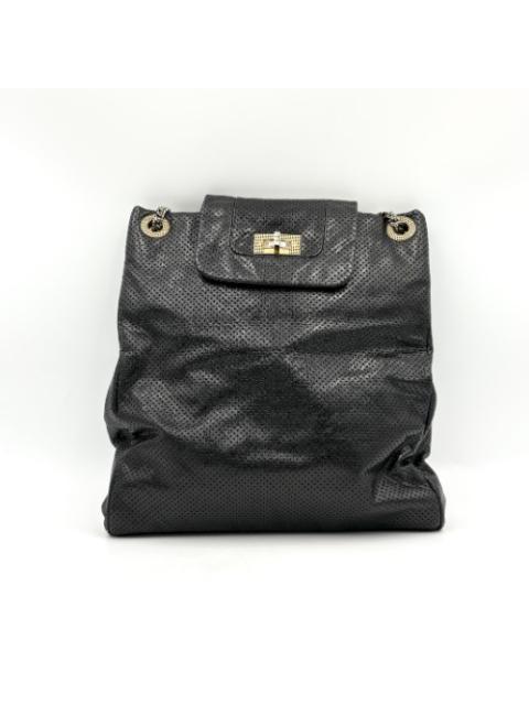 CHANEL Chanel No. 12 Black 2.55 Perforation Shoulder Bag